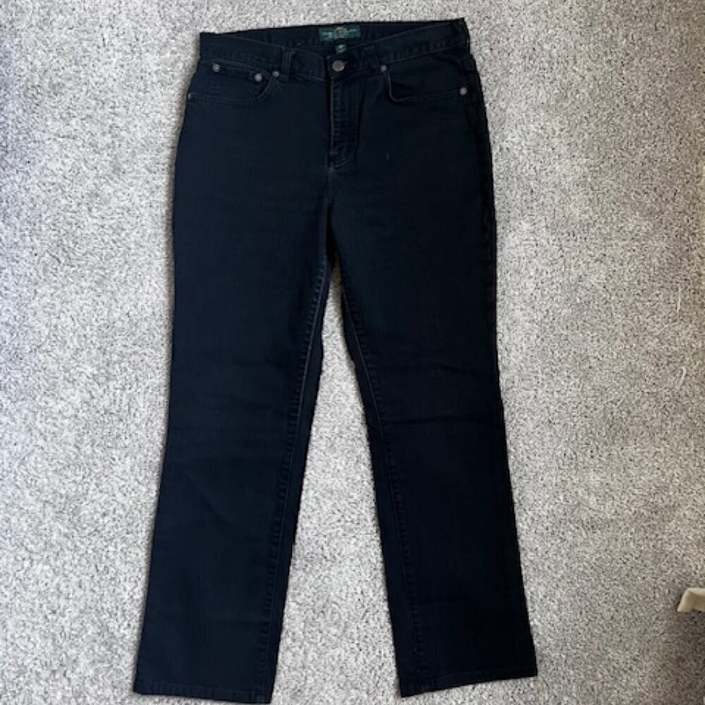 Ralph Lauren - Classic Straight Jeans black size 12